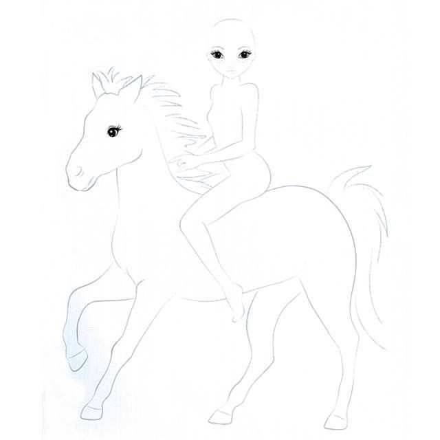 Horse Topmodel Fantasy Model Model Drawing Sketches