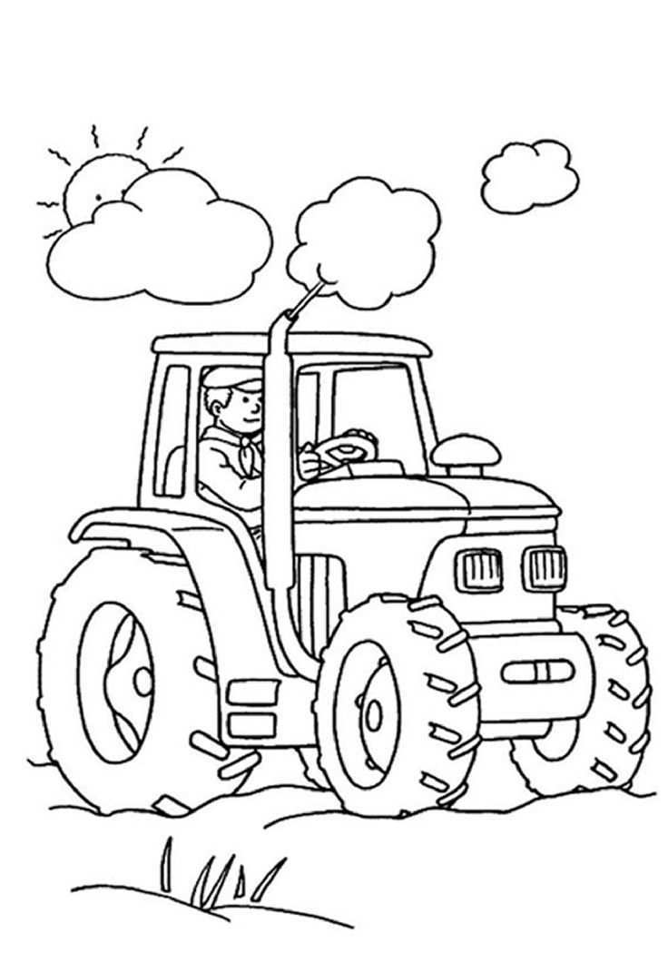 Tractor Coloring Pages For Kids These Tractor Coloring Pages Printable Will Surely Pr