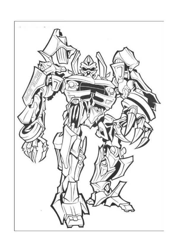 Dibujos Para Colorear Transformers 14 Born Maler Maleboger For Voksne Transformers