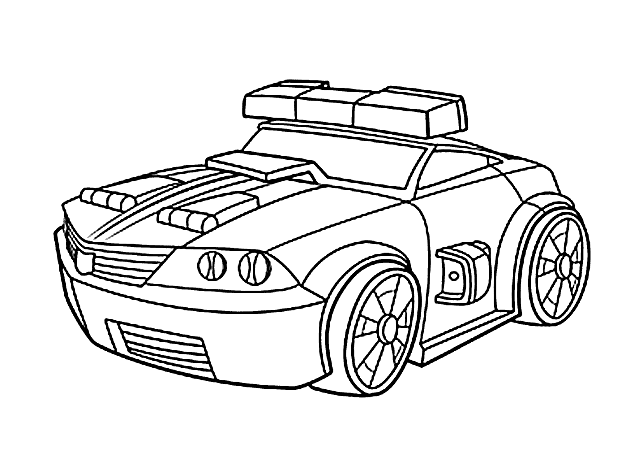 Chase Police Bot Coloring Pages For Kids Printable Free Rescue Bots Truck Coloring Pa