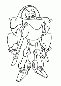 Blades Rescue Bot Coloring Pages For Kids Printable Free Rescue Bots Rescue Bots Birt