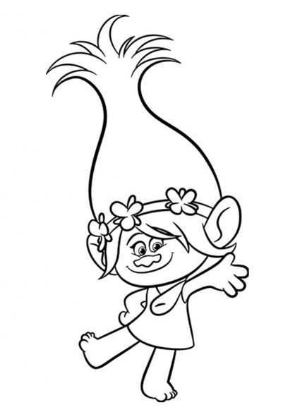 Les Trolls Princesse Poppy Coloriage Trolls Coloriage Coloriage Princesse