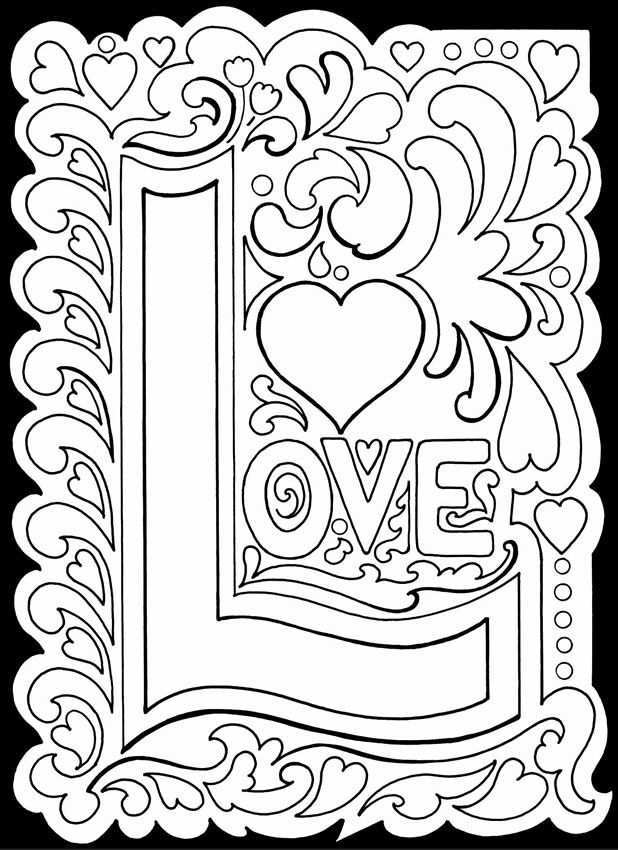 True Love Stained Glass 2 Kleurplaten Mandala Kleurplaten Kleurboek