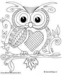 Image Result For Schattige Kleurplaten Uiltjes Owl Coloring Pages Coloring Books Mandala Coloring Pages