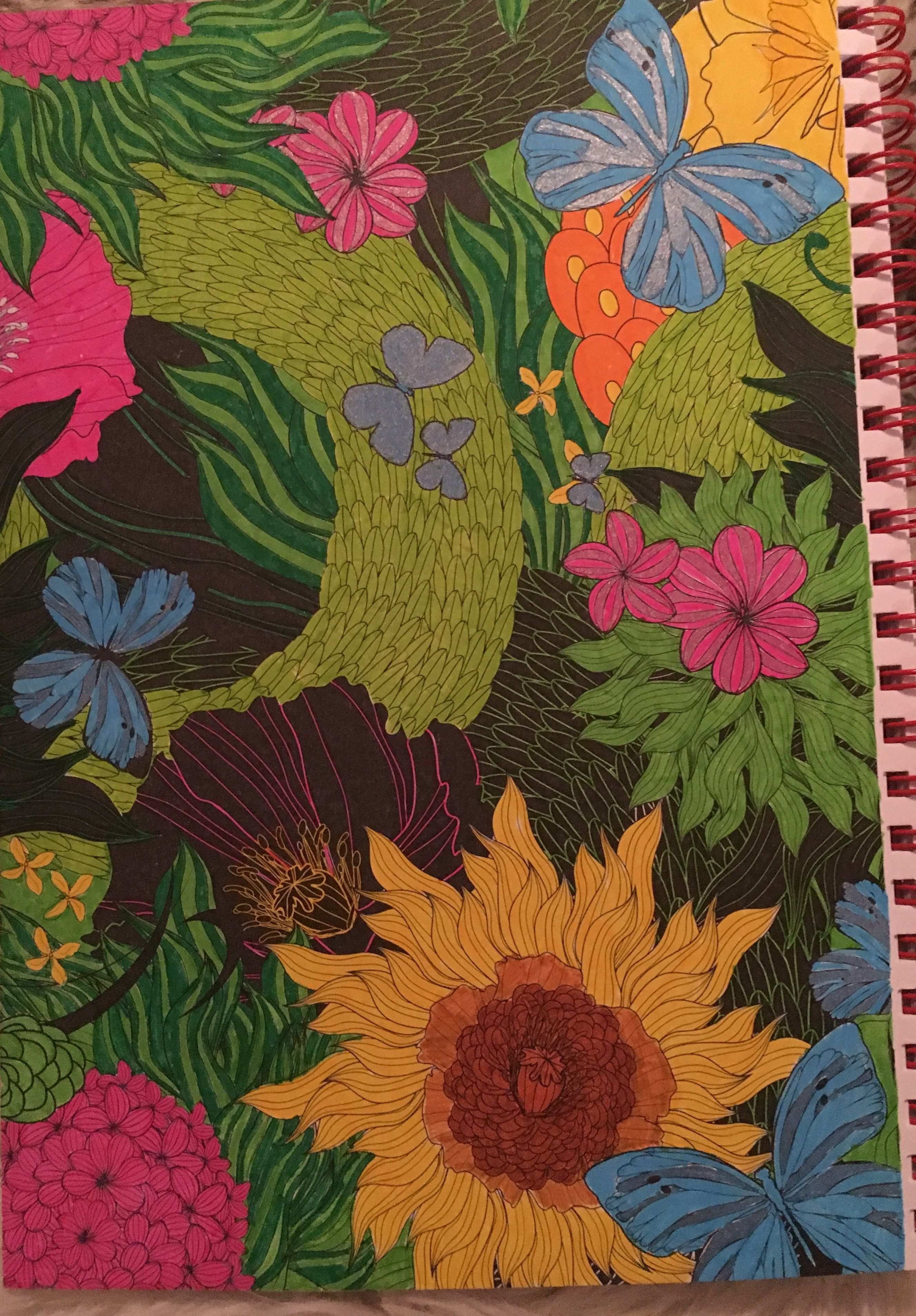 Kleurplaat Uit Het Enige Echte Kleurboek Voor Volwassenen Op Reis Door Aurelie Painti