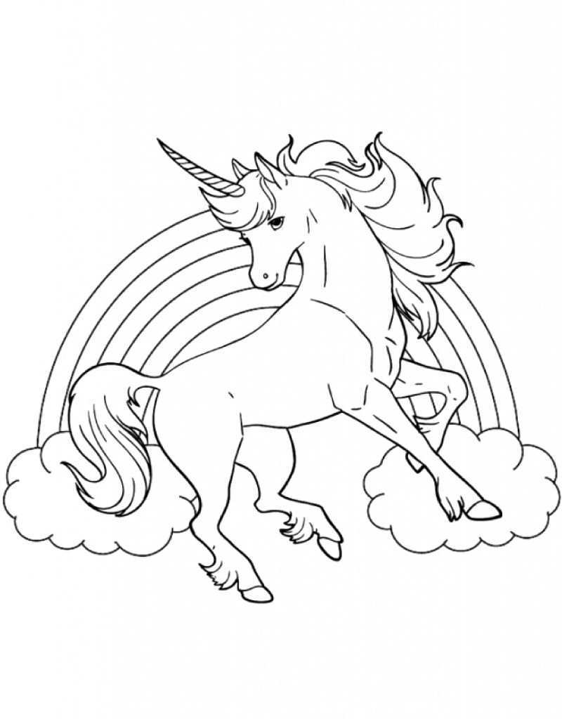 Best Printable Coloring Sheet Of Unicorn For Kids Letscolorit Com Ausmalbilder Einhor