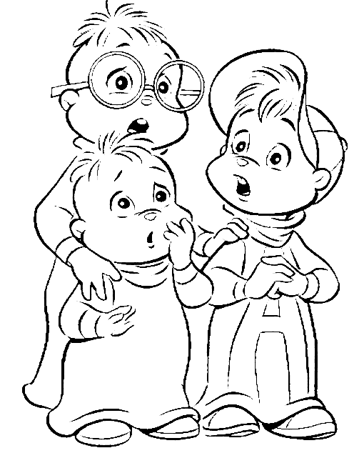 Chipmunks Coloring Page Print Chipmunks Pictures To Color At Allkidsnetwork Com Carto