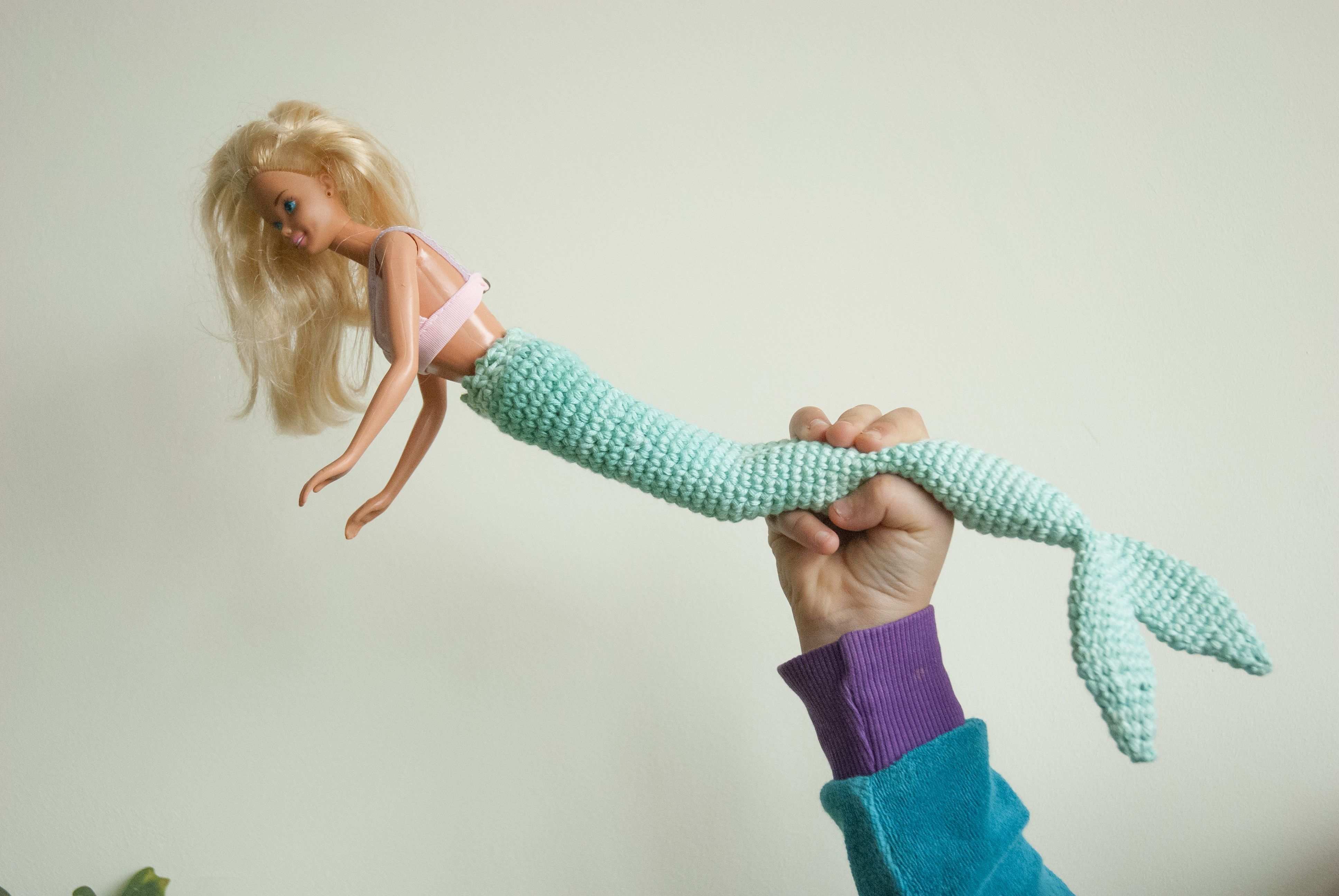Patroon Gehaakte Zeemeerminstaart Voor Barbie Warrelwater Zeemeerminstaart Barbie Geh