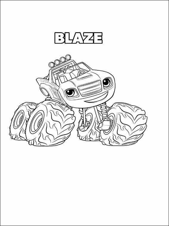 Blaze And The Monster Machines Coloring Pages 8 Monster Truck Coloring Pages Monster