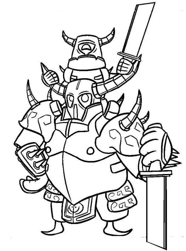 Clash Royale G 6 Jpg 614 825 Paginas Para Colorir Desenhos Para Colorir Colorir