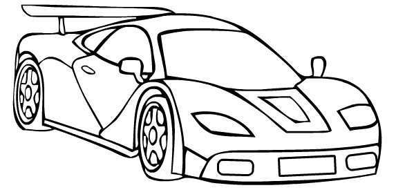 Racecar Race Car Coloring Pages Cars Coloring Pages Sports Coloring Pages