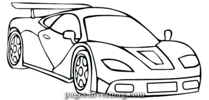 Excellent Automotive Coloring Drawings Concepts For Kids And Youngsters Race Car Colo