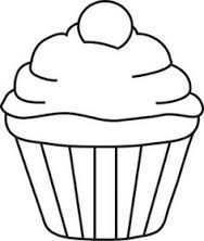 Cupcake Kleurplaat Google Zoeken Knutselen Thema Feest Verjaardagskalender Knutselen