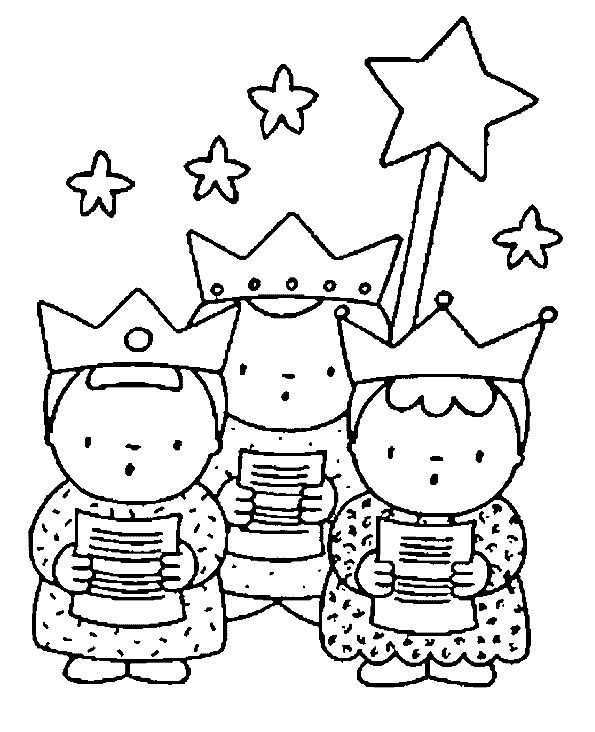 Drie Koningen Kleurplaten Driekoningen Kerstkleurplaten Bijbelknutselwerk