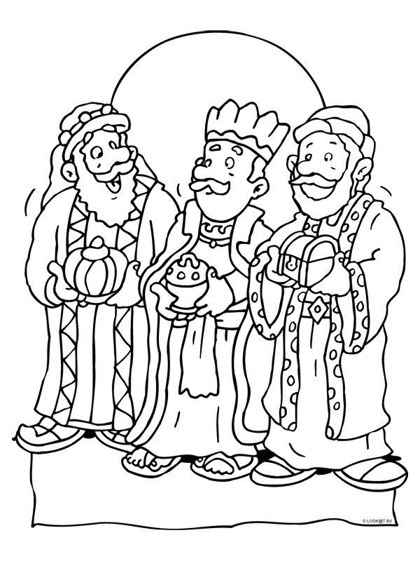 Kleurplaat Drie Koningen Kleurplaten Nl Bijbelknutselwerk Driekoningen Koning