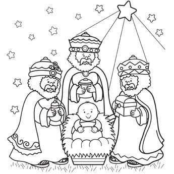 Three Wise Men Coloring Page Christmas Coloring Pages Bible Coloring Pages Nativity C