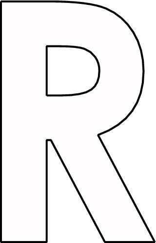 Kleurplaat Letter R Printable Alphabet Letters Alphabet Printables Lettering Alphabet