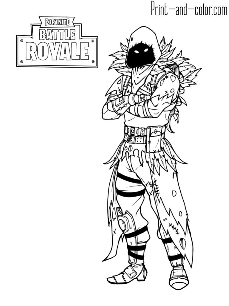 Fortnite Battle Royale Coloring Page Raven Free Kids Coloring Pages Coloring Pages To Print Coloring Pages For Kids