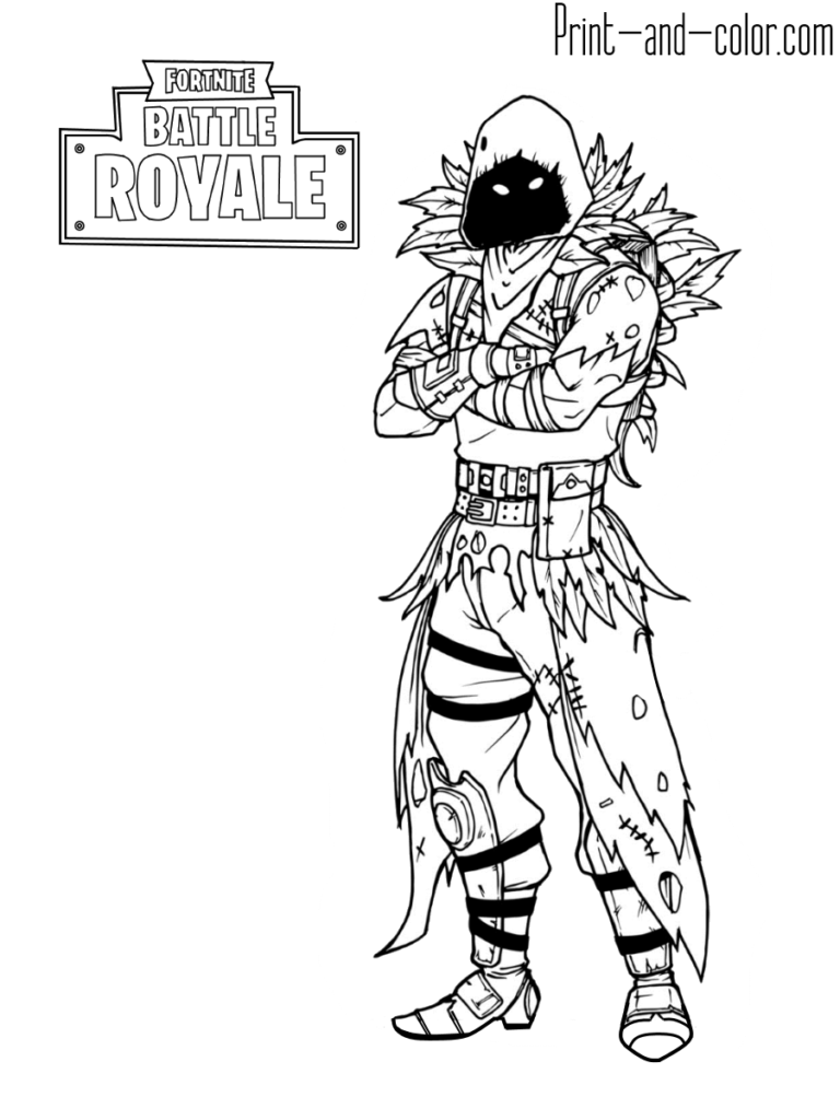 Fortnite Battle Royale Coloring Page Raven Free Kids Coloring Pages Coloring Pages To