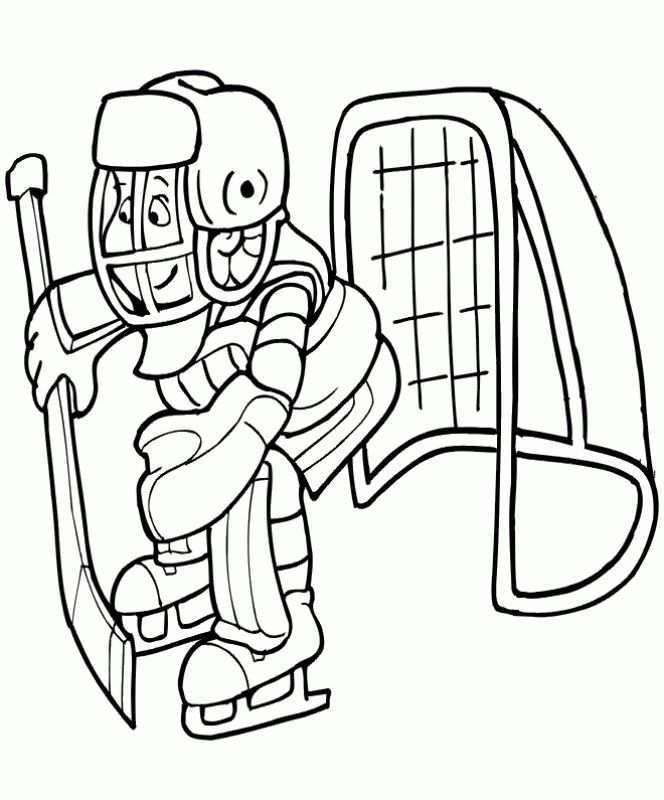 Online Coloring Pages Of Hockey For Kids Letscolorit Com Sports Coloring Pages Colori