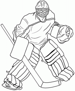 Ice Hockey Goalie Coloring Pages 294 Hockey Kids Hockey Party Sports Coloring Pages