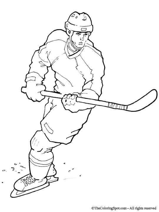 Hockey Player Jpg 540 720 Pixels Hockey Crafts Coloring Pages Hockey Players