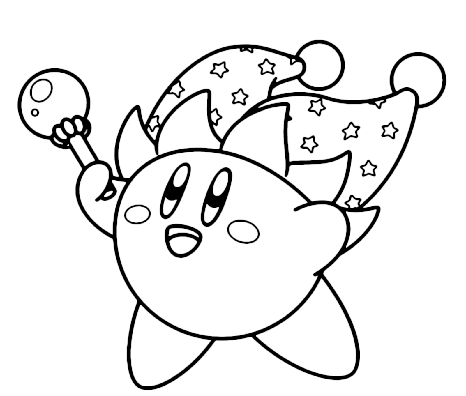 Kirby Coloring Pages To Print Coloring Pages Kleurplaten