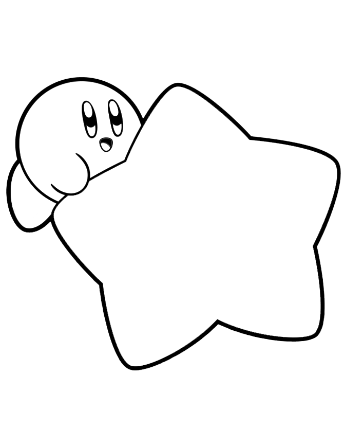 Kirby Coloring Pages Coloring Pages For Star Coloring Pages Cartoon Coloring Pages Free Coloring Pages