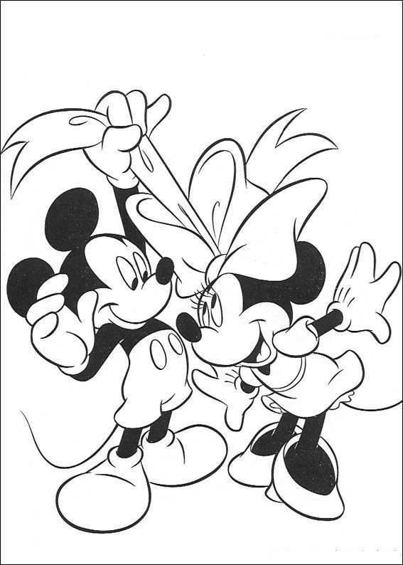 Print Minnie Mouse Kleurplaat Kleurplaten Kleurboek Gratis Kleurplaten