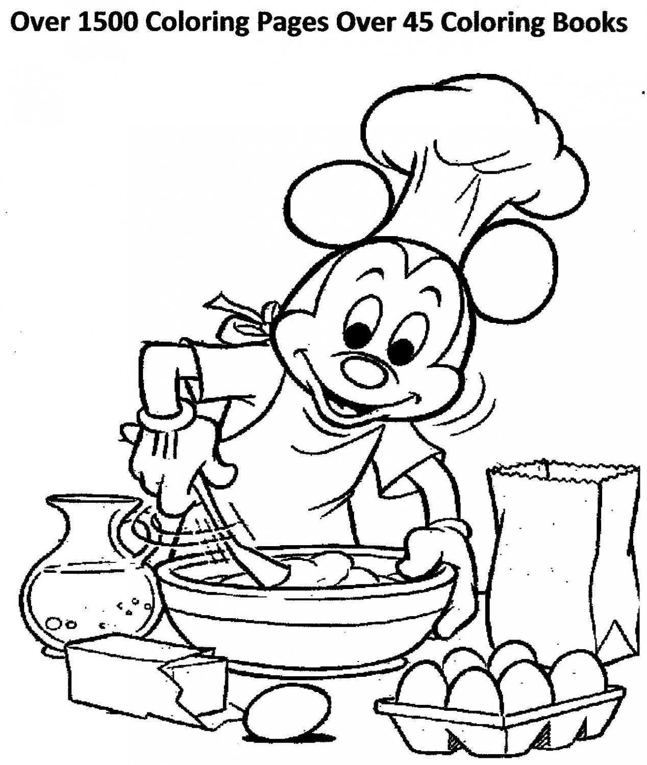 Over 1500 Coloring Pages Over 45 Coloring Books Mickey Mouse Coloring Pages Disney Co