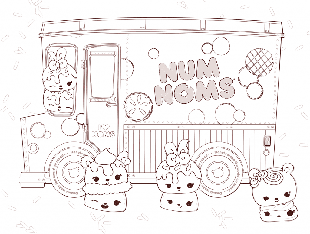 Num Noms Coloring Pages Best Coloring Pages For Kids Bear Coloring Pages Unicorn Colo