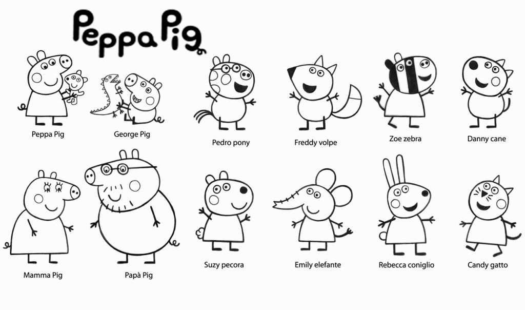 Peppa Pig Coloring Pages Peppa Pig Coloring Pages Peppa Pig Printables Peppa Pig Colo