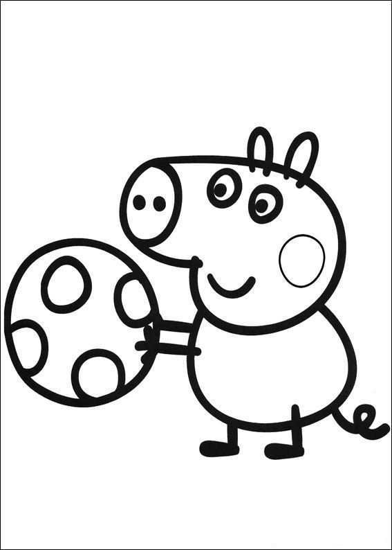 Kids N Fun Coloring Page Peppa Pig Peppa Pig Kleurplaten Kleurboek Kinderkleurplaten