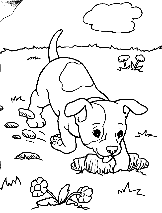 Coloring Pages Of Puppies And Kittens Az Coloring Pages Puppy Coloring Pages Dog Colo