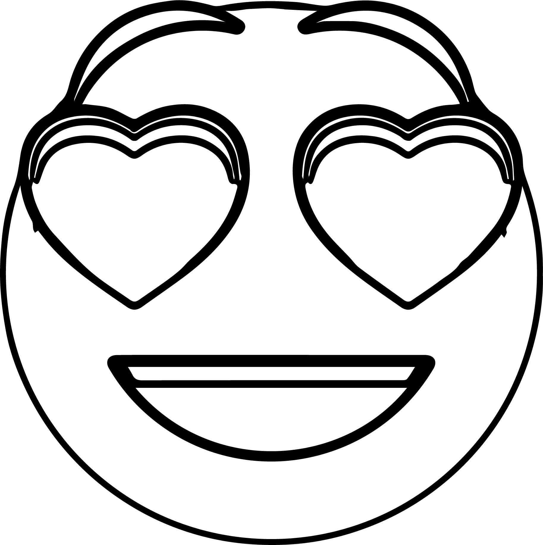 Cool Emology Love Smiley Emoticon Coloring Page Love Smiley Coloring Pages Heart Colo