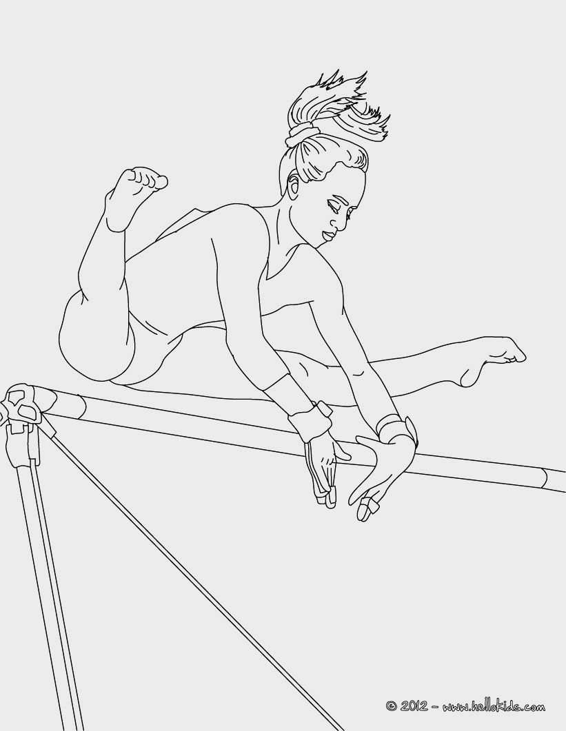 Gymnastics Coloring Pages 821 1061 High Definition Wallpaper Background Wallpapers Sp