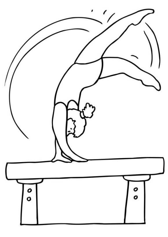 Coloring Pages For Kids Gymnastics Steps Sports Coloring Pages Coloring Pages Colorin