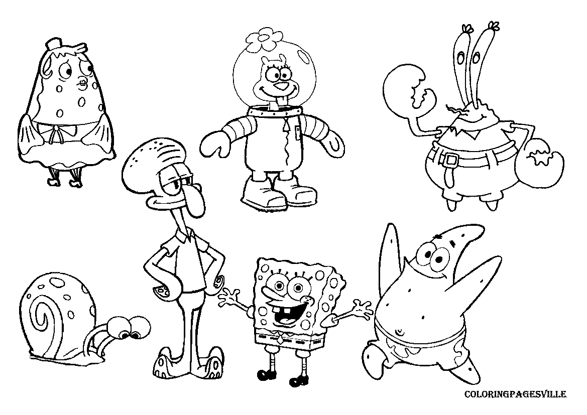 Spongebob Coloring Pages Spongebob Coloring Spongebob Drawings Cartoon Coloring Pages