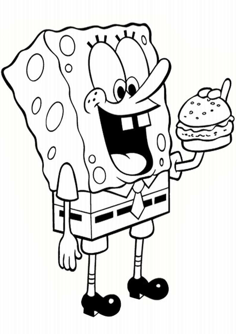 Kolorowanki Spongebob Do Druku Malowanki 21 Jpg 794 1123 Cartoon Coloring Pages Spong