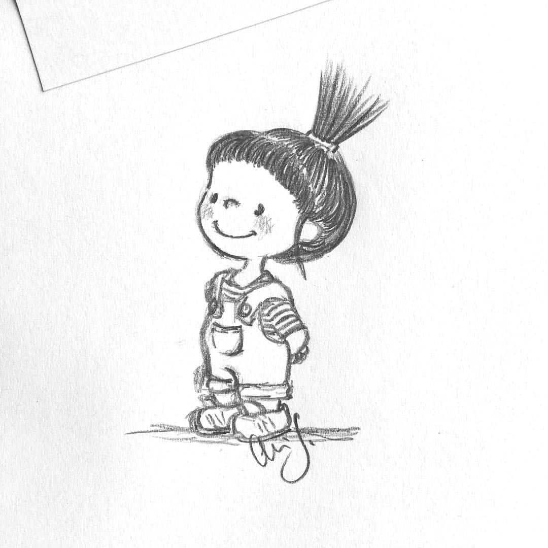 Little Fun Sketch Of Agnes From Despicable Me She Is Soooooo Cute Sketchbook Draw Art