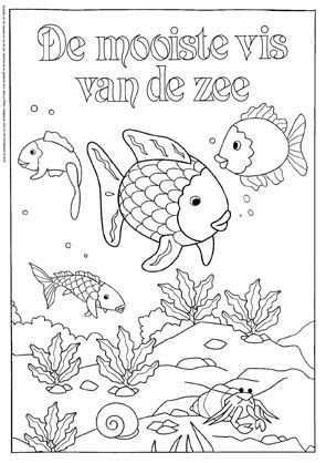 Kleurplaat De Mooiste Vis Van De Zee 2 Kleurplaten Vis En The Rainbow Fish