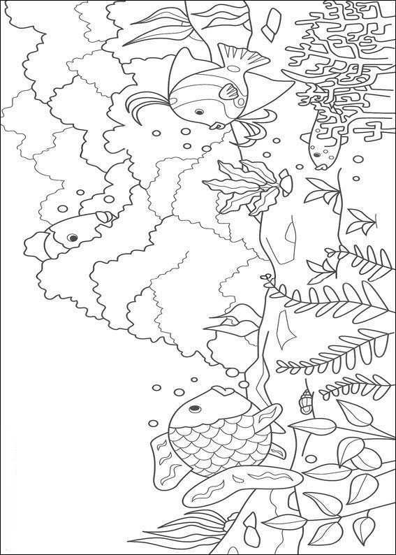 Pin Van Creajettie Op Kleurplaten Coloring Pages The Rainbow Fish Kleurplaten Kinderk