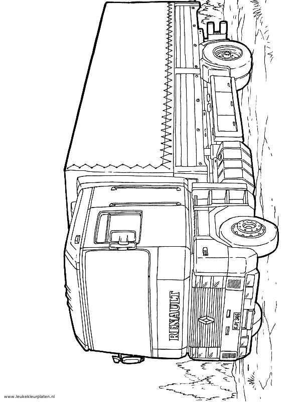 Vrachtwagen Kleurplaten Leer Tekenen Kleurplaten Voor Volwassenen