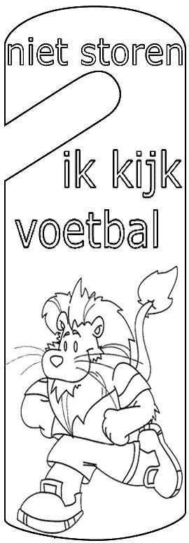 Ik Kijk Voetbal Deurhanger Http Www Knutselidee Nl Vader Ikkijkvoetbal Htm Vaderdag K