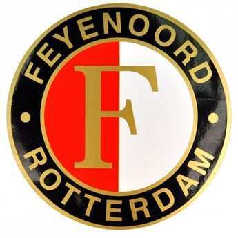Logo Feyenoord Kleurplaat Sport Shopper Sticker Feyenoord Goud Logo Midden Logo S Voe