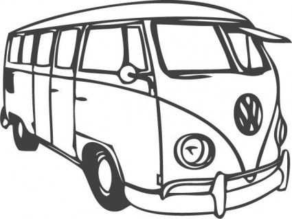 Vw Bus Vector Misc Free Vector For Free Download Vw Art Vw Bus Cars Coloring Pages