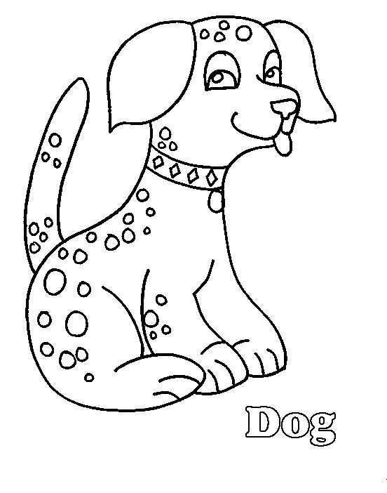 Dieren Kleurplaten Voor Kinderen Kleurplaat En Afdrukken Tekenen Nº 161 Dog Coloring