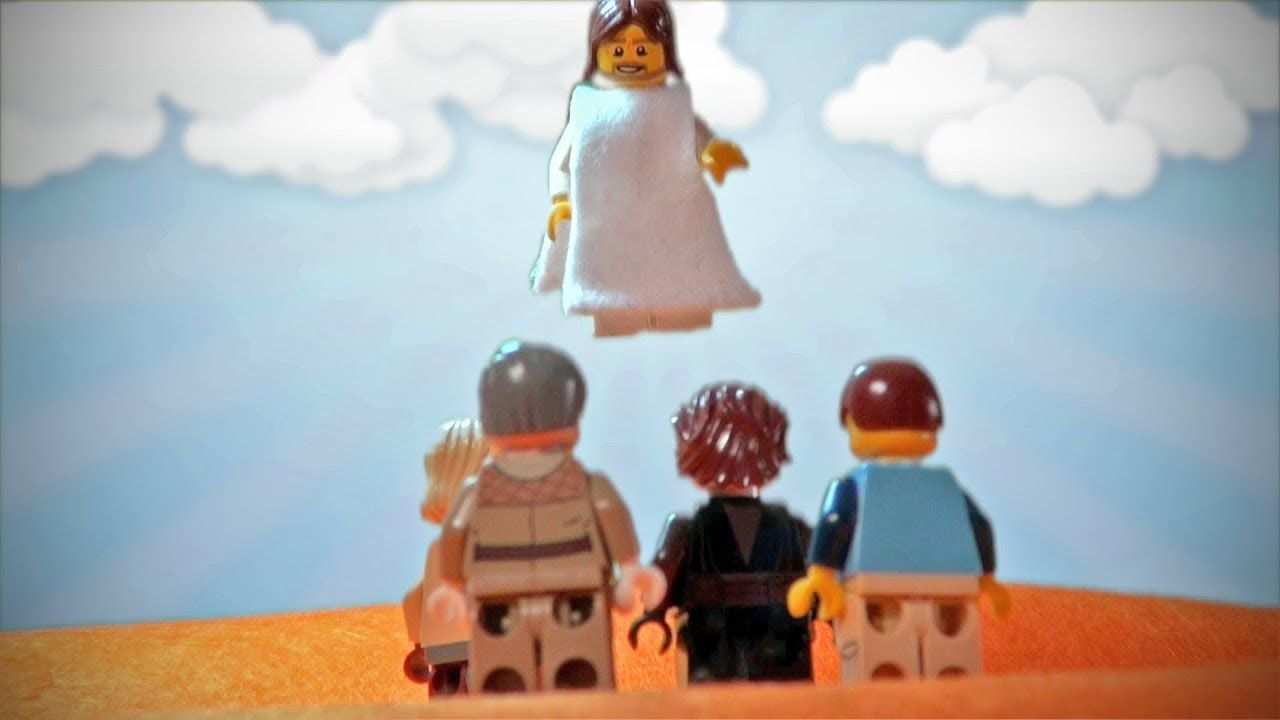 The Feast Of The Ascension Explained With Lego Youtube Ascension Ascension Day Lego