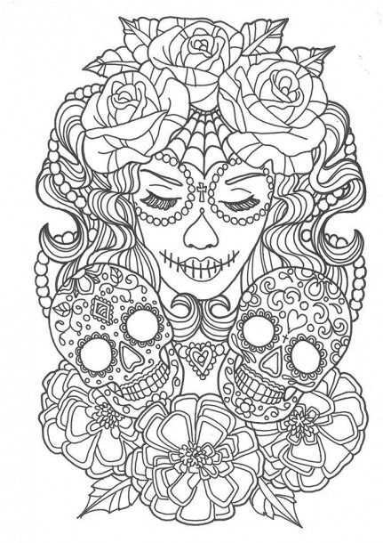 Skull Adult Coloring Pages Skull Coloring Pages Mandala Coloring Pages Free Adult Col