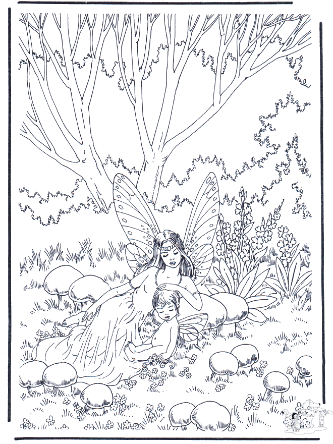 Elves 11 Adults And Teens Coloring Pages Fairy Coloring Pages Coloring Pages Cool Col